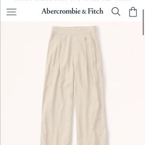 Abercrombie linen pull-on pants SMALL SHORT